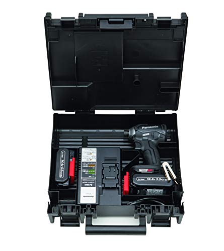 Panasonic デュアル インパクトドライバー 14.4V 5.0Ahセット 黒