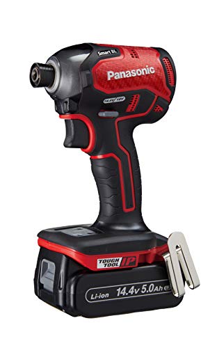 Panasonic デュアル インパクトドライバー 14.4V 5.0Ahセット 赤