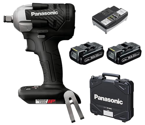 Panasonic デュアル 充電インパクトレンチ 14.4V5.0Ahセット 黒