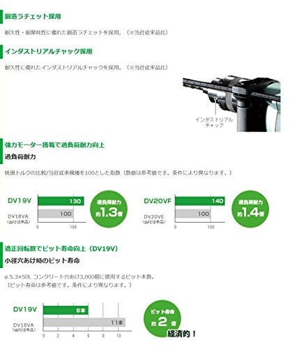 HiKOKI 振動ドリル DV19V