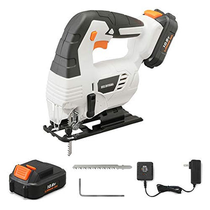 IRIS 517099 充電式 ジグソー10.8V JJS101 ホワイト