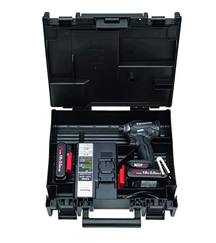 Panasonic デュアル インパクトドライバー 18V 3.0Ahセット 黒