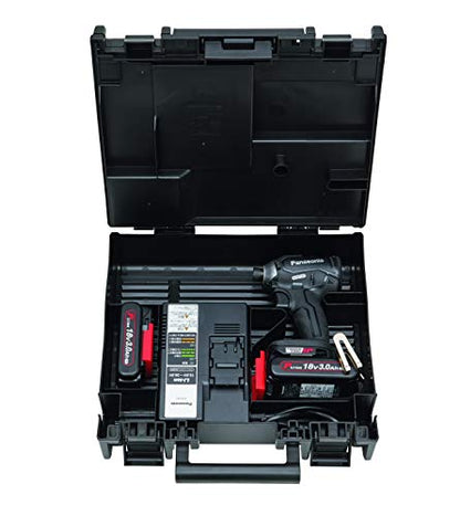 Panasonic デュアル インパクトドライバー 18V 3.0Ahセット 黒