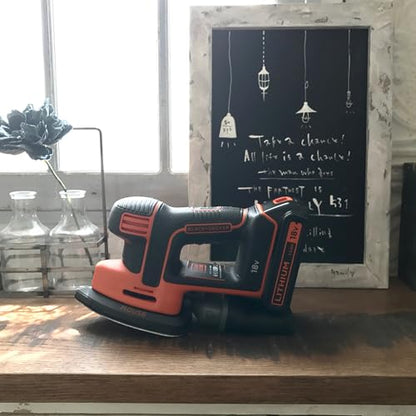 B／D 18Vコードレスマウスサンダー（充電器・1バッテリー付）