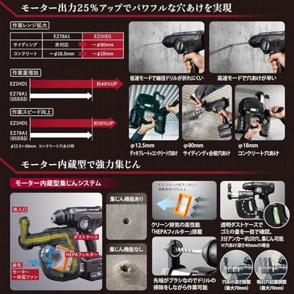 EXENA 充電ハンマードリル