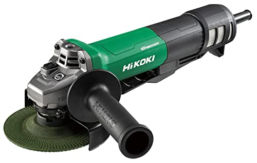 HiKOKI 100V電子ディスクグラインダ125mm ACブラシレス ブレーキ付 パドルスイッチ