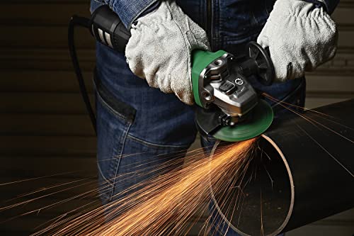 HiKOKI 100V電子ディスクグラインダ100mm ACブラシレス ブレーキ付 パドルスイッチ