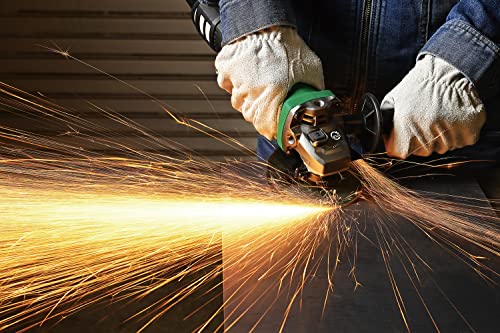 HiKOKI 100V電子ディスクグラインダ100mm ACブラシレス ブレーキ付 パドルスイッチ