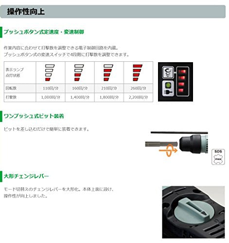 HiKOKI ハンマドリル SDS−maxシャンク