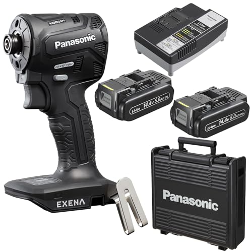 EXENA 充電インパクトドライバー 14.4V5.0Ah電池セット品