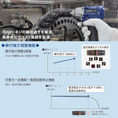 Panasonic 10.8V充電インパクトレンチ