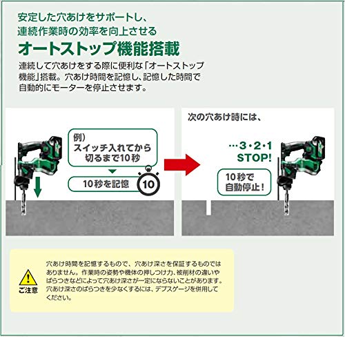 HiKOKI コードレスロータリハンマドリル 18V 小型 SDSプラスシャンク
