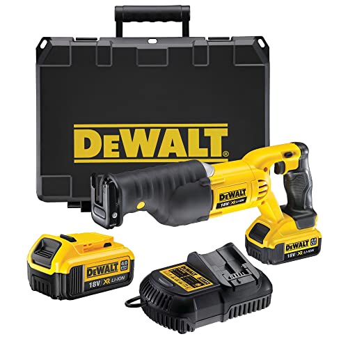 DEWALT 18V充電式レシプロソー電池2個付