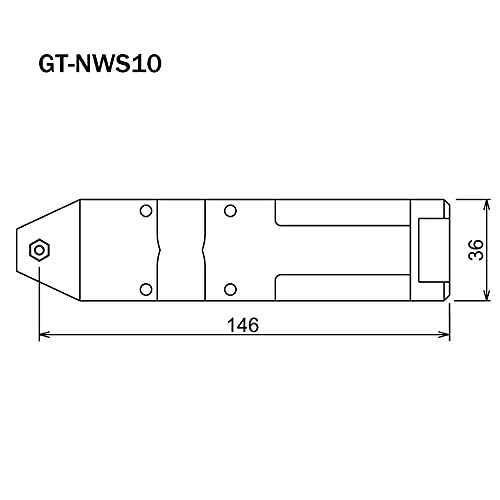 VESSEL 複動式エアーニッパー（角型） No.GT−NWS10