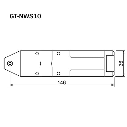 VESSEL 複動式エアーニッパー（角型） No.GT−NWS10