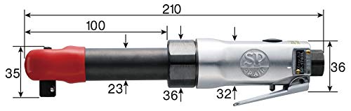 SP 9.5mm角ロングネックミニラチェットレンチ