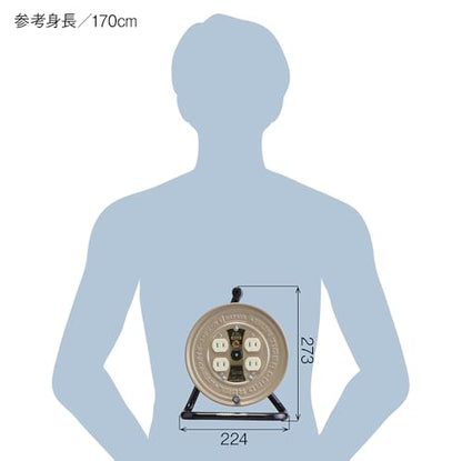 ハタヤ JT型コードリール 単相100V 10m