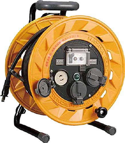 ハタヤ コードリール BR型 単相100V型ブレーカーリール 20m（抜止め）