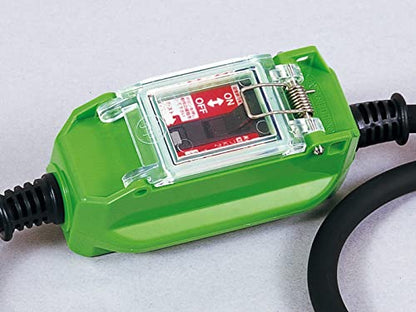 NICHIDO 防雨型ポッキン延長ブレーカ 100V 過負荷漏電しゃ断器付 1m