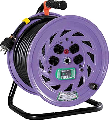 NICHIDO 電工ドラム 単相200V 漏電保護専用ブレーカ付 30m