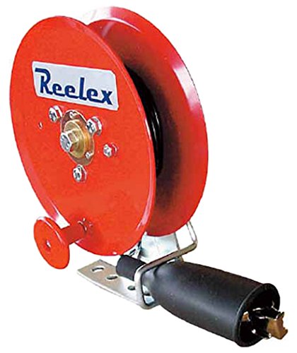 Reelex 手動巻アースリール 0.75SQ×10m 50Aアースクリップ付