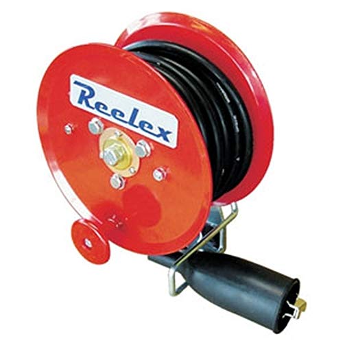 Reelex 手動巻アースリール 5.5SQ×10m 50Aアースクリップ付
