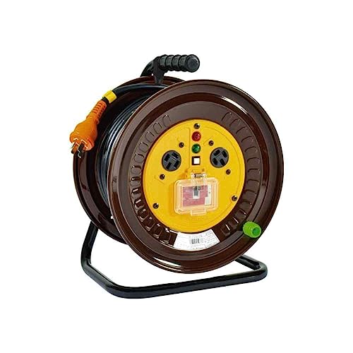 NICHIDO 電工ドラム 三相200V 過負荷漏電保護兼用ブレーカ付 20m