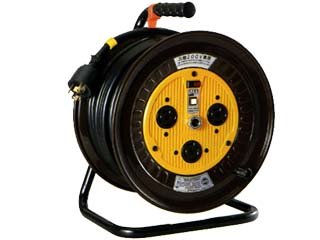 NICHIDO 三相200Vドラム ロック（引掛）式コンセントドラム（屋内型） 30m
