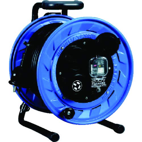 ハタヤ 三相200V型屋外用コードリール 20m アース・ブレーカー付