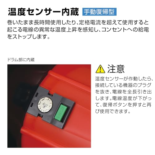 ハタヤ コードリール シンサンデーリール 単相100V型20M