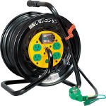 NICHIDO 電工ドラム マジックリール 100V アース漏電しゃ断器付 30m
