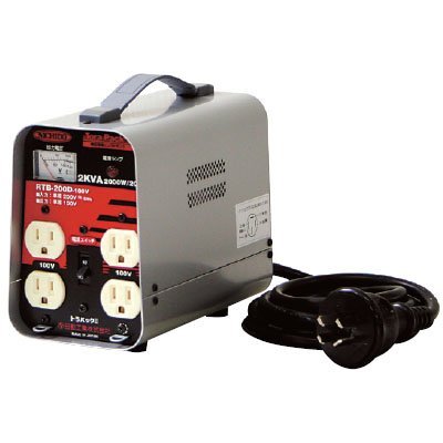 NICHIDO 変圧器 降圧専用トラパック リングトランス 2KVA