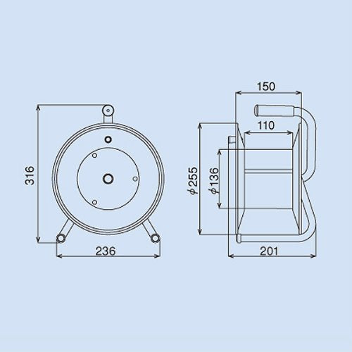 ハタヤ トクサンデーリール 単相100V20M