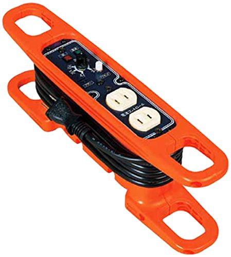 NICHIDO ハンドリール 電流コントロールリール 100V 2芯×3m 黒