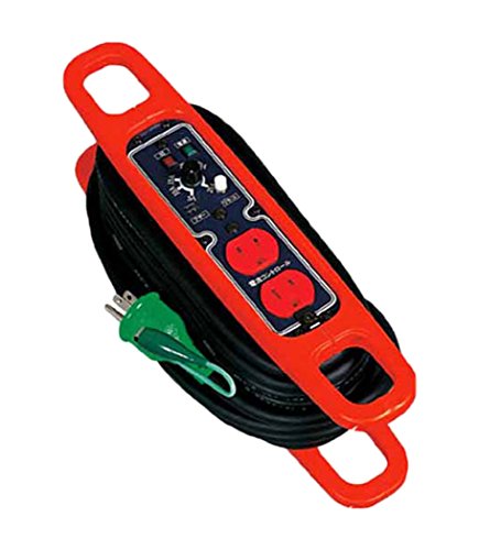 NICHIDO ハンドリール 電流コントロールリール 100V 3芯×10m 黒 アース付