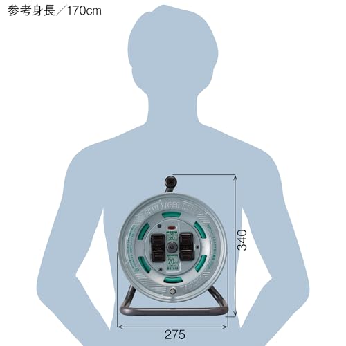 ハタヤ シンタイガーリール 単相100V 3.5sq 20m
