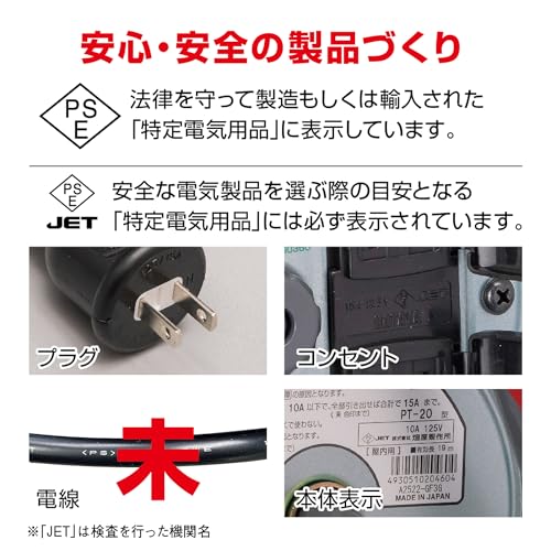 ハタヤ シンタイガーリール 単相100V 3.5sq 20m