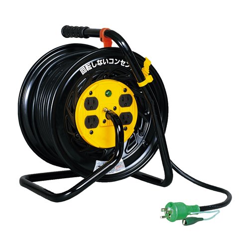 NICHIDO 電工ドラム マジックリール アース付 30m