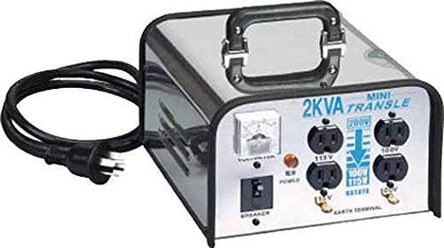 ハタヤ ミニトランスル 降圧型 単相200V→100・115V 2.0KVA