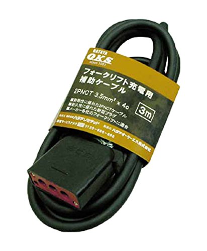 ハタヤ フォークリフト充電用補助ケーブル 5m
