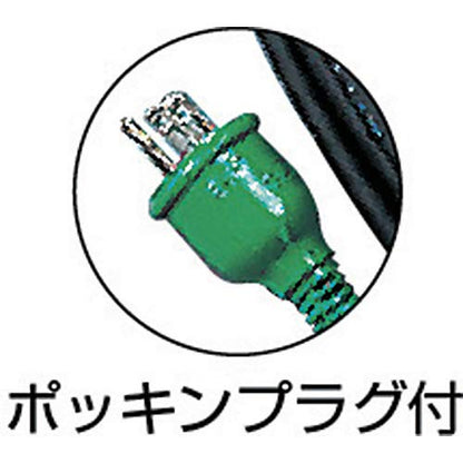 NICHIDO ハンドリール 100V 2芯×10m 黒