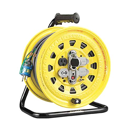 ハタヤ コードリール サンタイガーリール 単相100Vアース付 30m サーモカット付