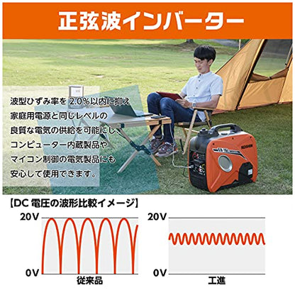 工進 防音型インバーター発電機