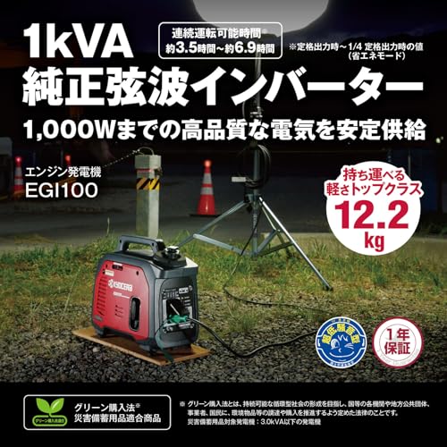 京セラ エンジン発電機
