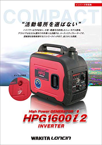 MEIHO 防音型インバータガソリン発電機HPG−1600I2