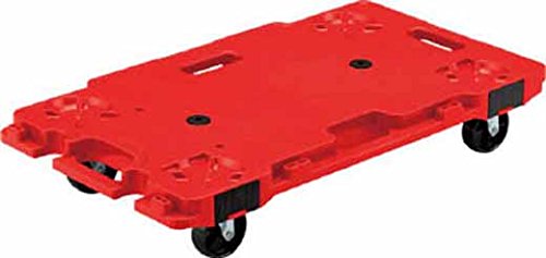 サンコー 樹脂製平台車 802462 サンキャリー6839 レッド