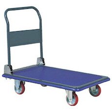 アイケー プレス製運搬車 折り畳みハンドルタイプ 均等荷重300kg
