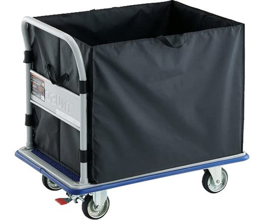 TRUSCO プレス製台車 ドンキーカート 固定式 CHBAハンドトラックボックス付 ストッパー付 915X615
