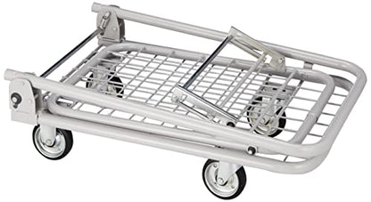 TRUSCO 軽量メッシュ台車 アミー 折りたたみ式2段型