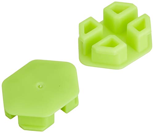 TRUSCO 樹脂台車 アクロキャリー AC−1用滑り止めゴムセット 10個入 緑